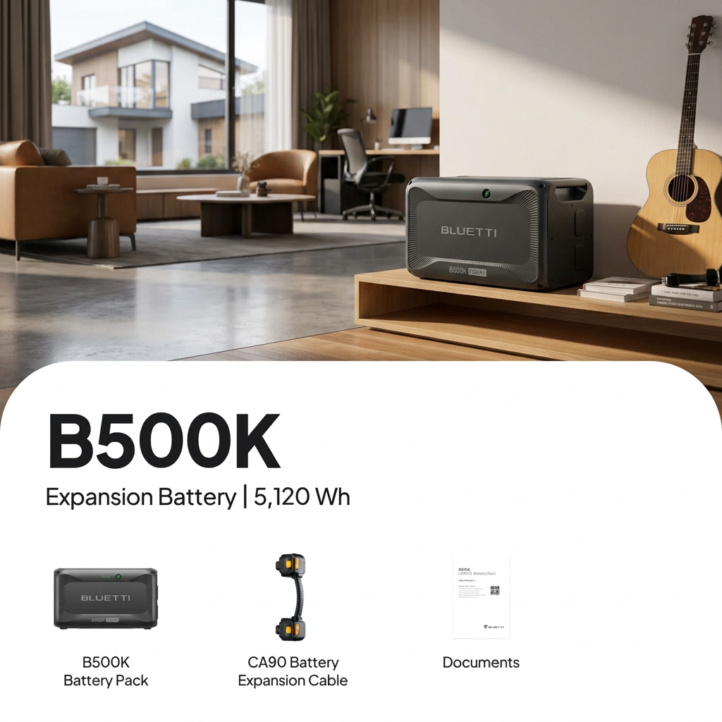 Bluetti Apex 300 Portable Power Station 33484.8Wh + QTY 6 OF B500K Batteries