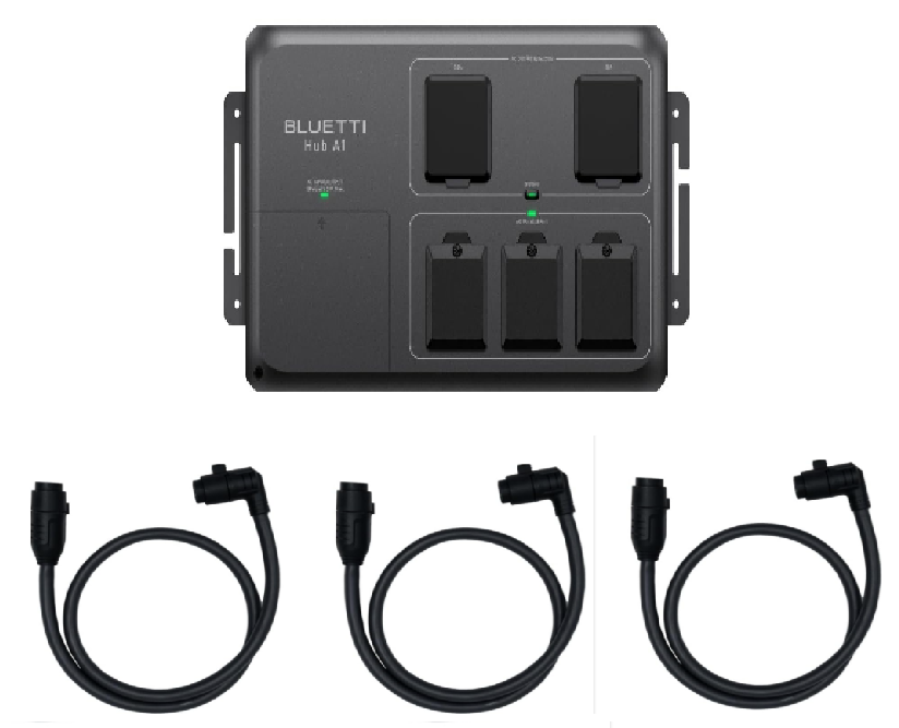 Bluetti Hub A1 Package Parallel Box + 3 parallel cables  for Apex 300