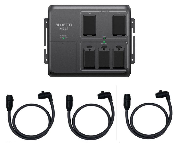 Bluetti Hub A1 Package Parallel Box + 3 parallel cables  for Apex 300