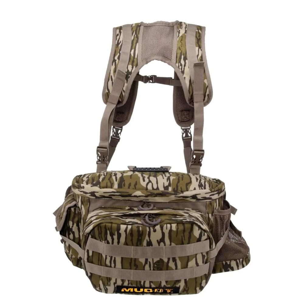 Chattanooga Muddy Outdoors Pro Series Lumbar 500 Pack in Mossy Oak Bottomland with adjustable straps and multiple gear compartments