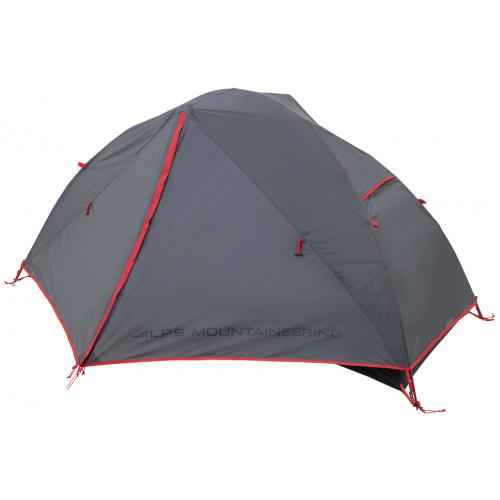 Chattanooga Alps Mountaineering Helix 1-person lightweight backpacking camping tent set up outdoors, showing its compact design and durable fabric.
