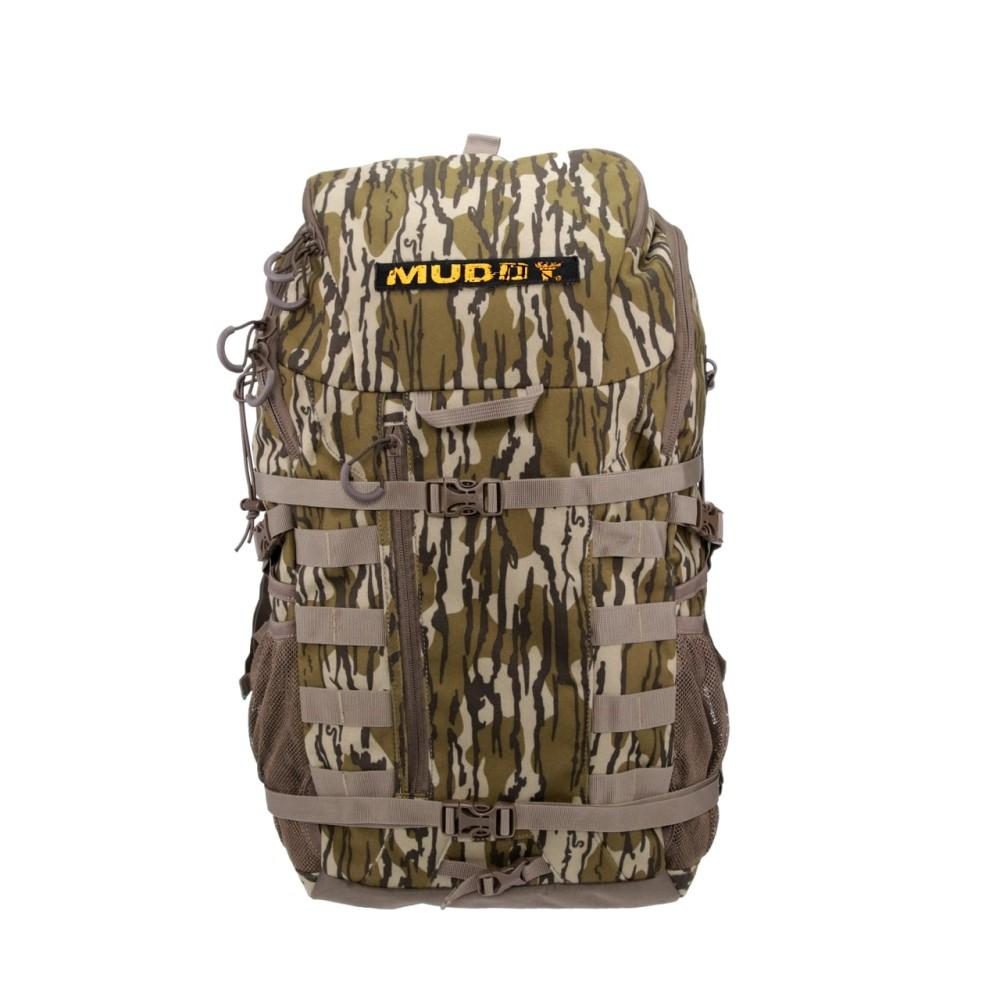 Muddy Outdoors Pro Series 1500 Mossy Oak Bottomland backpack by Chattanooga, lightweight, durable hunting backpack with multiple compartments.