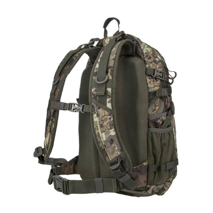 Chattanooga Muddy Pro 1300 Pack outdoor backpack in Veil Canyon Grey with rain cover and multiple compartments.
