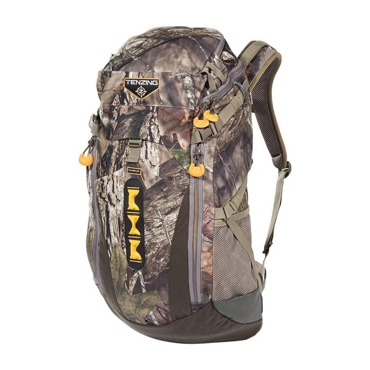 Chattanooga Tenzing Rambler Day Pack backpack in Mossy Oak Breakup Country camouflage with multiple compartments for outdoor use