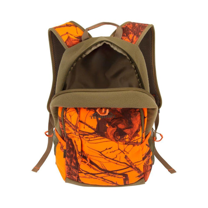 Chattanooga Terrain Backpack Daypack in Mossy Oak Break-Up Blaze with lightweight, durable design and multiple compartments.