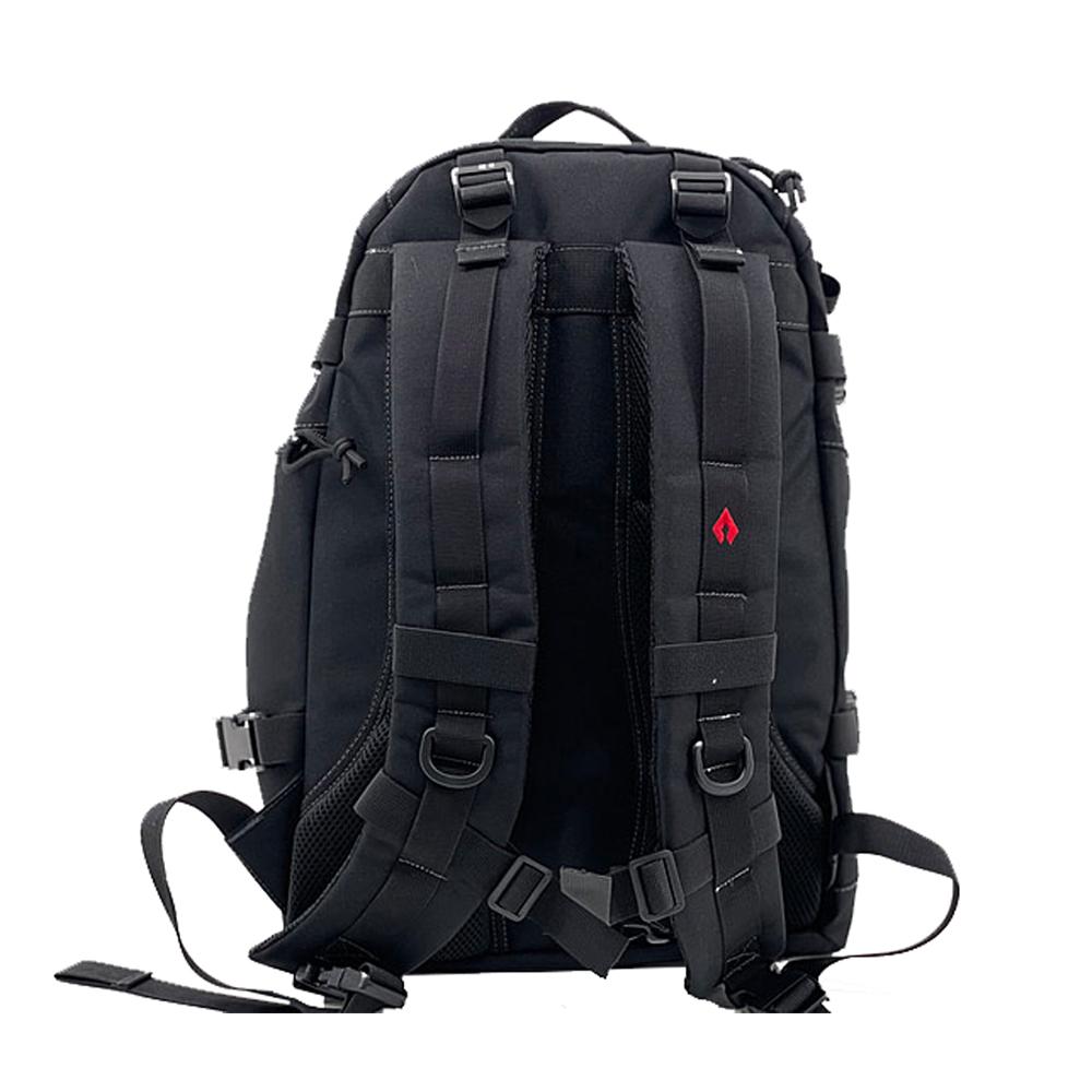 Black Chattanooga Advance Warrior Solutions Spear 3-Day Backpack, durable outdoor gear bag with multiple compartments and sturdy straps.