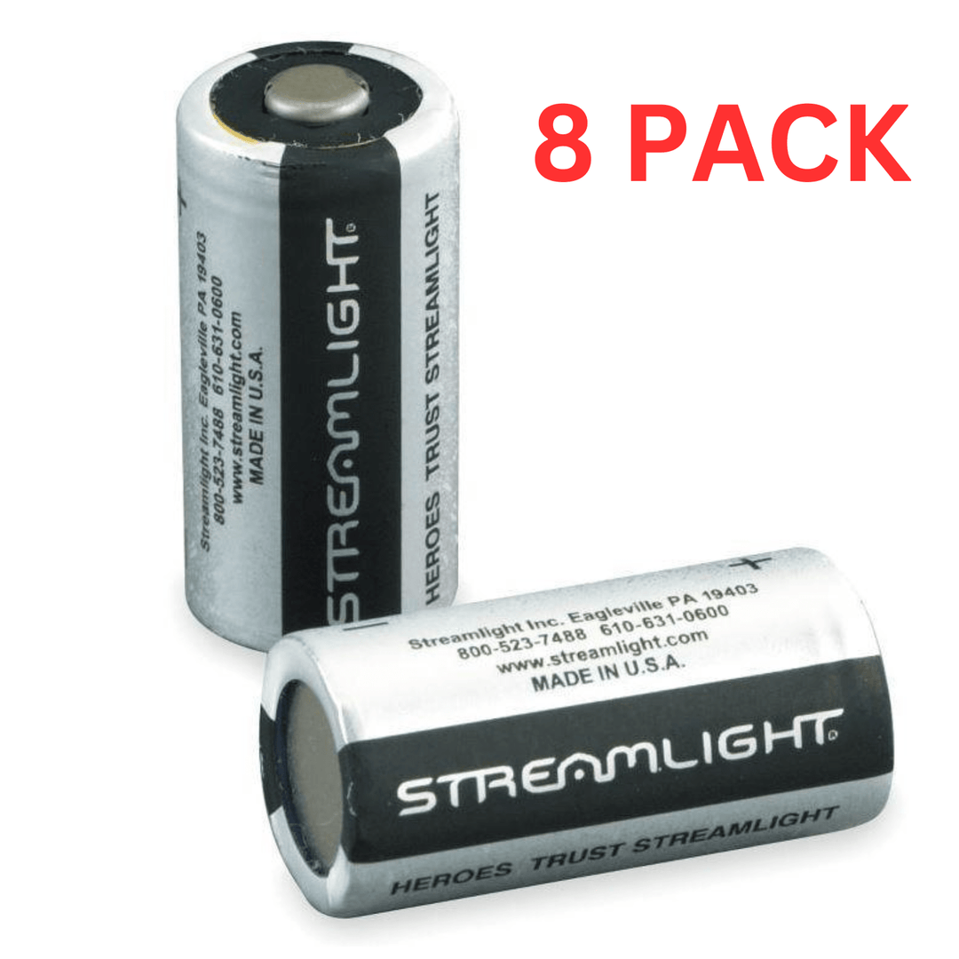 Chattanooga Streamlight CR2 Lithium Batteries 8-pack for high-performance power and reliable energy.