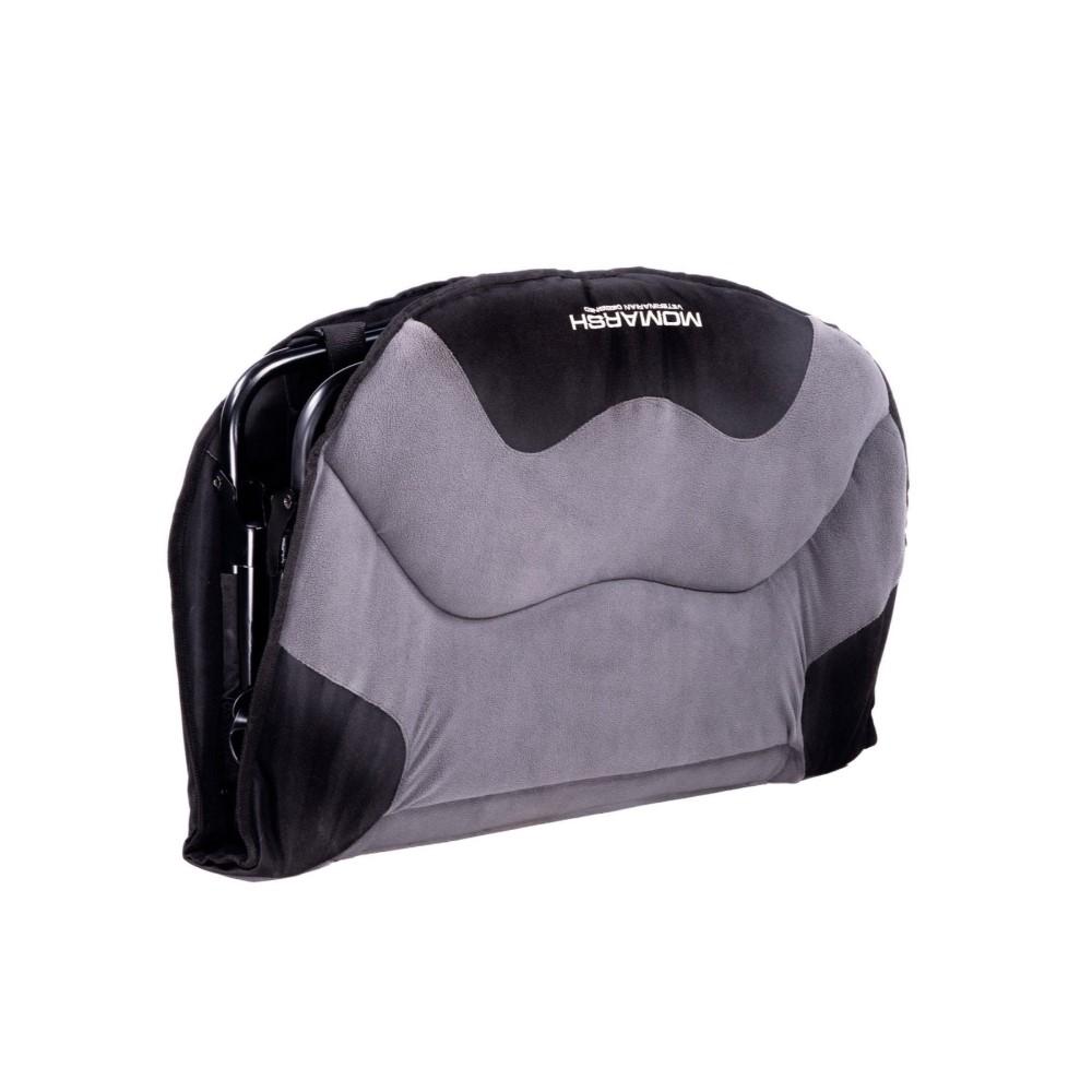Grey Chattanooga MoMarsh Home Cot Elevated Pet Bed with a comfortable, durable, folding design for raised pet seating.