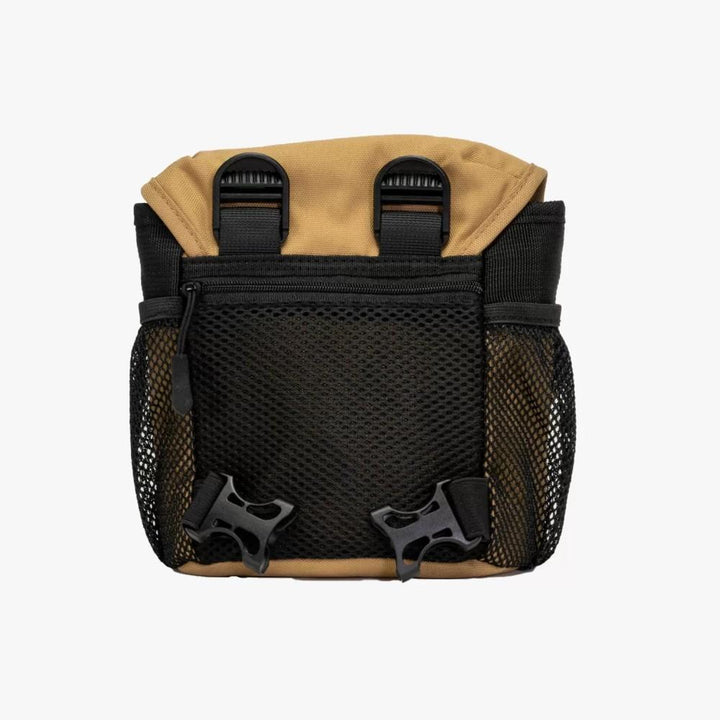 Chattanooga Athlon binocular harness in compact tan, adjustable and comfortable outdoor accessory for secure binocular carrying.