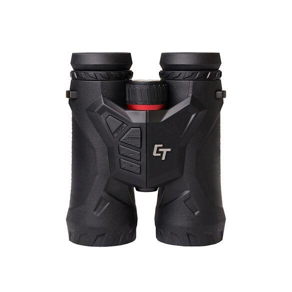 Chattanooga Crimson Trace Horizonline Pro Laser 10x42 binocular in black with high-resolution optical lenses, outdoor viewing equipment