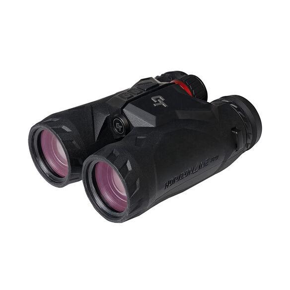 Chattanooga Crimson Trace Horizonline Pro Laser 10x42 binoculars in black with high-resolution optics, outdoor viewing.