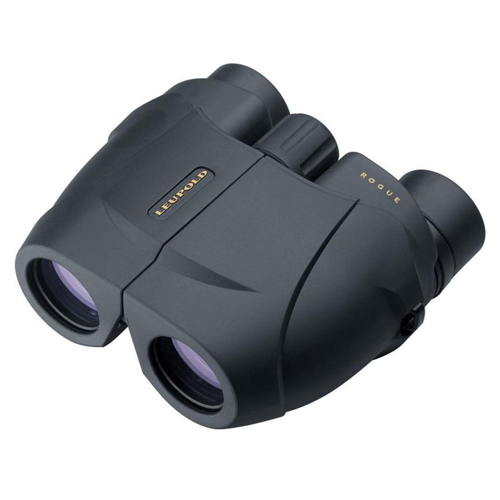 Chattanooga Leupold BX1 Rogue 8x25mm compact black binoculars with clear optics, lightweight design, ideal for travel and outdoor use.