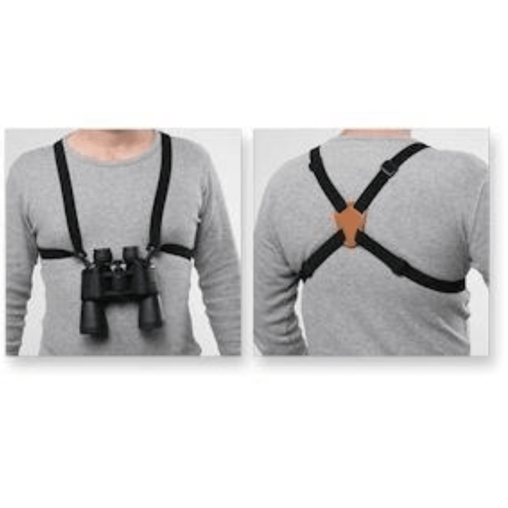 Bulldog Black Adjustable/Stretching Binocular Harness w/ Leather Back - POWER FIT SHOP — Powering Preparedness, Health &amp; Home