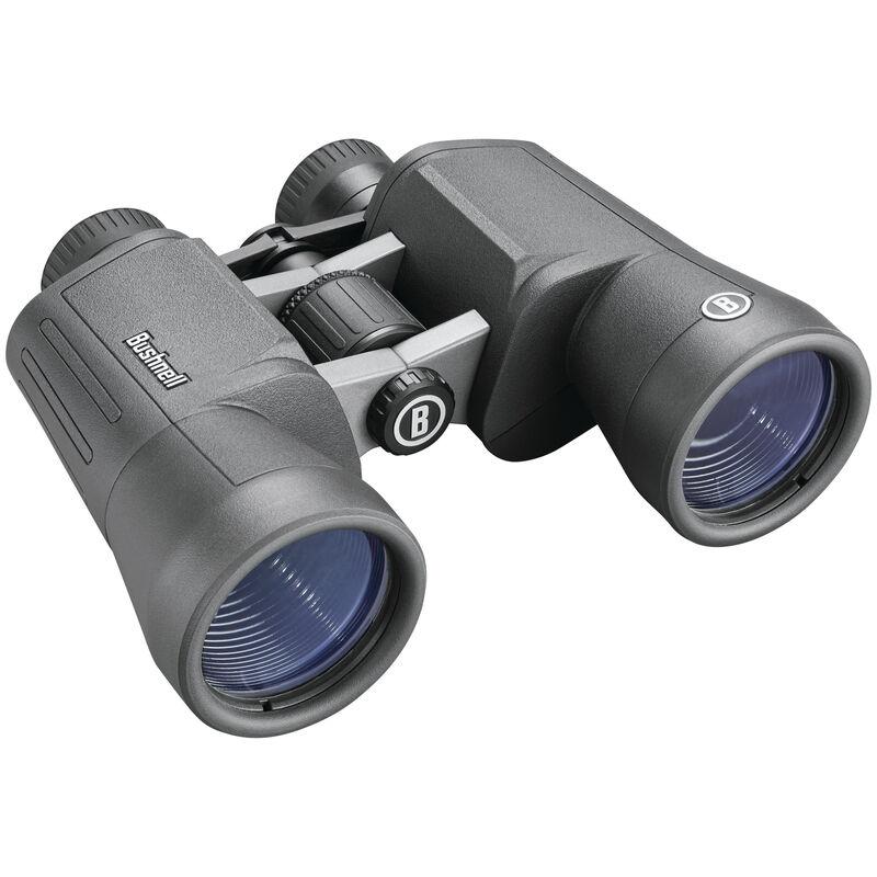 Chattanooga 10x50 binoculars with aluminum chassis and rubber armor, shown in hang box for secure storage and durability.