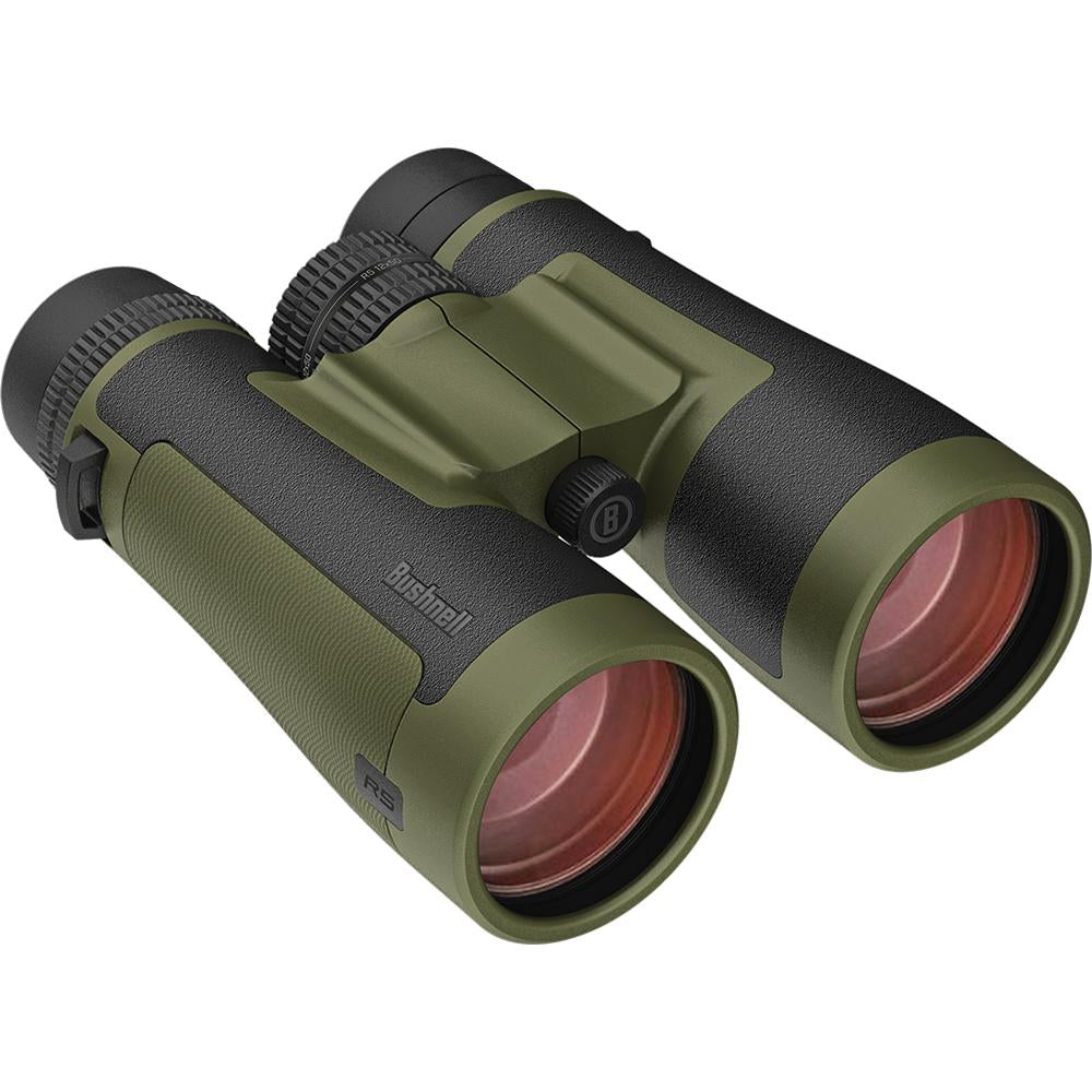 Chattanooga 12x50 Trophy R5 Ranger Green roof prism binoculars with dielectric FMC coating, outdoor optical gear for wildlife viewing