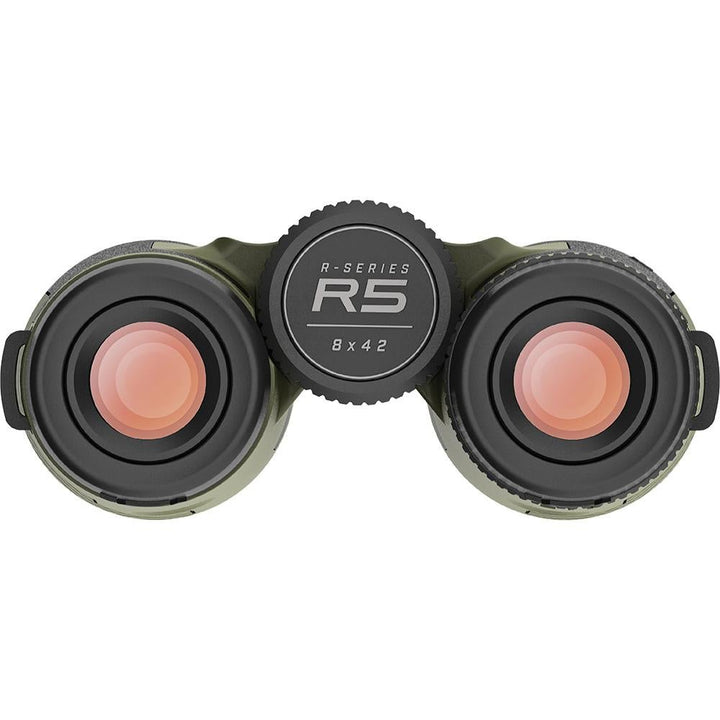 Chattanooga 8x42 Trophy R5 Ranger Green roof prism binoculars with dielectric FMC coating for clear, bright vision.
