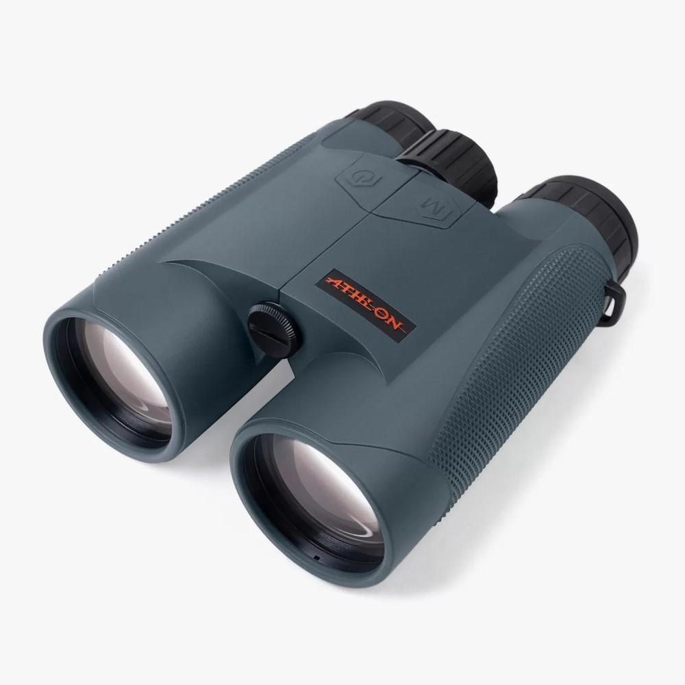 Chattanooga Athlon Cronus UHD 10x50 binoculars in green for outdoor birdwatching and travel viewing.