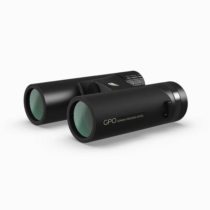 German Precision Optics Passion ED Binoculars 10x32 ED Charcoal Black - POWER FIT SHOP — Powering Preparedness, Health &amp; Home