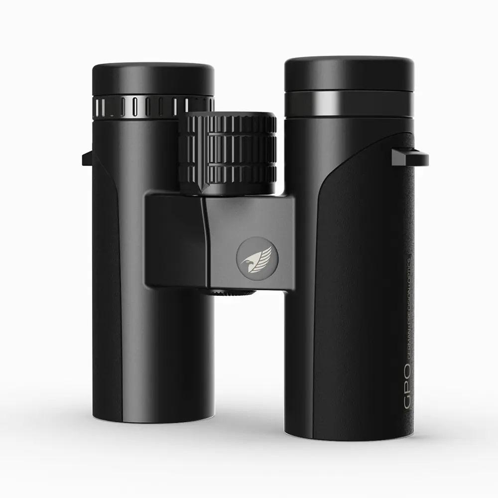 German Precision Optics Passion ED Binoculars 10x32 ED Charcoal Black - POWER FIT SHOP — Powering Preparedness, Health &amp; Home