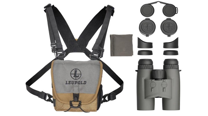 Chattanooga Leupold BX4-Range HD Gen 2 TBRW 10x42 binoculars showing high-performance lenses, durable design, and clear optics.