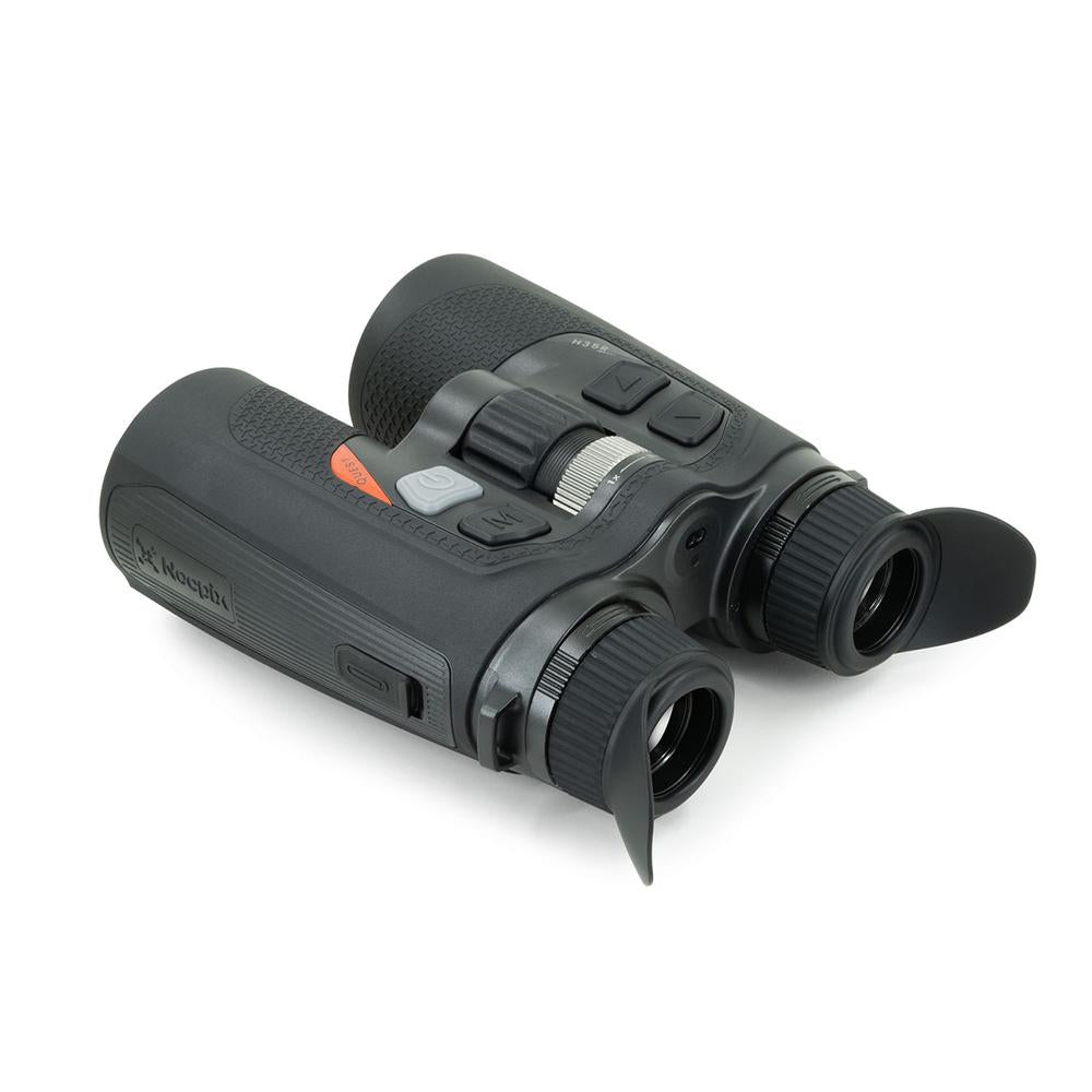 Chattanooga Nocpix QUEST H35R thermal binoculars showing high-resolution 640x512 image and 35mm lens, durable and outdoor-ready.