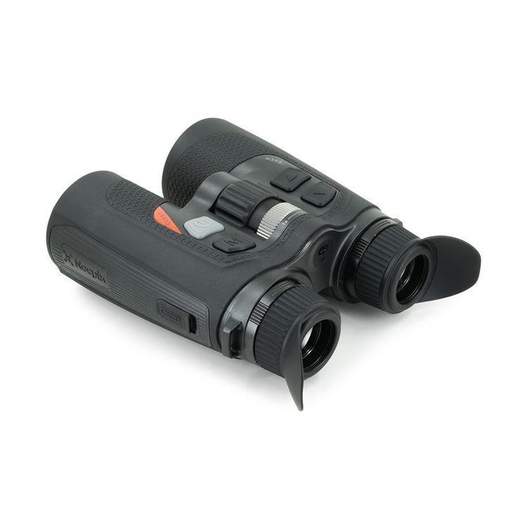 Chattanooga Nocpix QUEST H35R thermal binoculars showing high-resolution 640x512 image and 35mm lens, durable and outdoor-ready.