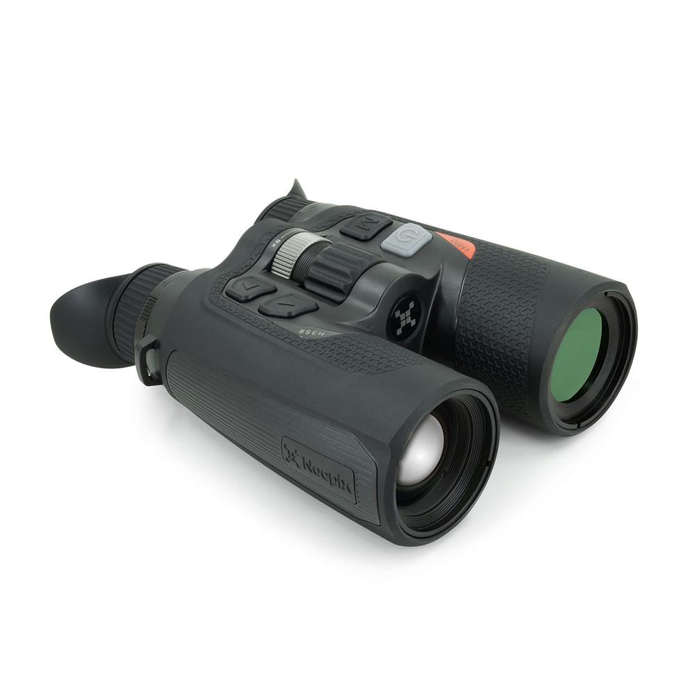 Chattanooga Nocpix QUEST H35R thermal binoculars showing high-resolution 640x512 thermal image with durable 35mm lens.