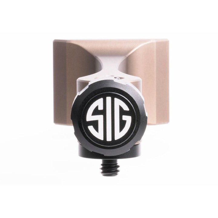 Chattanooga Sig Sauer Sig Zulu binocular adapter attached to a pair of binoculars for easy mounting and viewing.