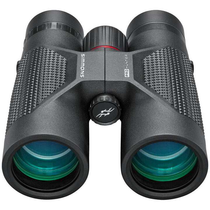Chattanooga Simmons Pro Binoculars 10x42mm waterproof fogproof with fully coated optics in black case, outdoor viewing gear