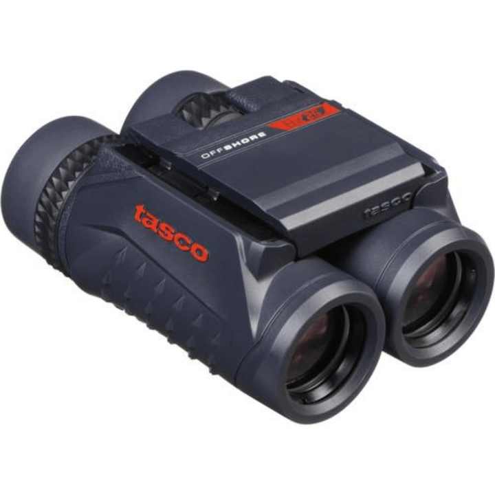 Chattanooga Tasco Offshore binoculars 8x25mm waterproof blue compact roof prism with multi-coated lenses for clear viewing