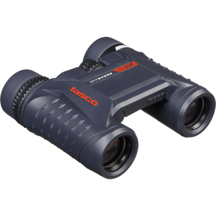 Chattanooga Tasco Offshore binoculars 8x25mm waterproof blue compact roof design with multi-coated lenses for clear viewing