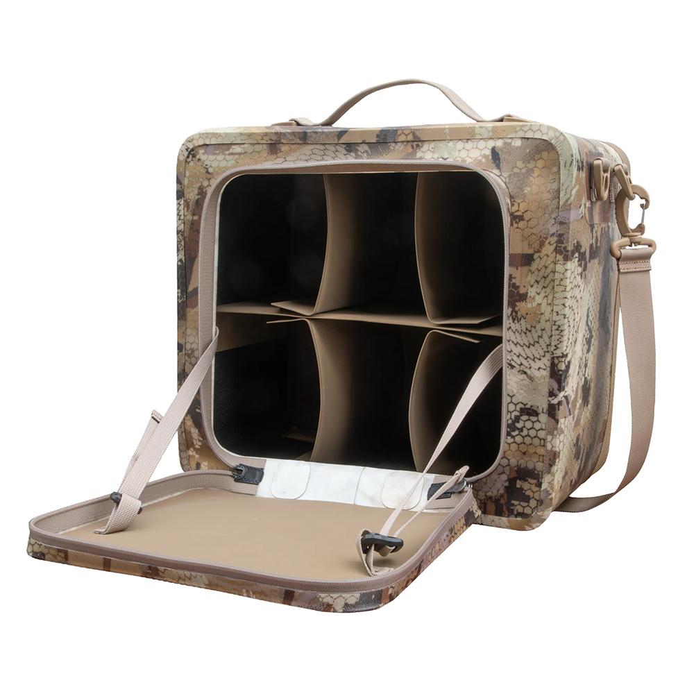 Chattanooga MoMarsh Element Waterbox 25L Optifade Marsh outdoor gear storage bag with durable material and secure closure.