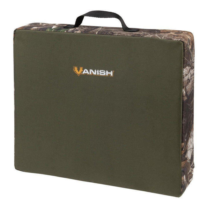 Chattanooga Allen Vanish Comfort Seat Cushion in edge camo, portable and durable foam travel pad for blind chairs.