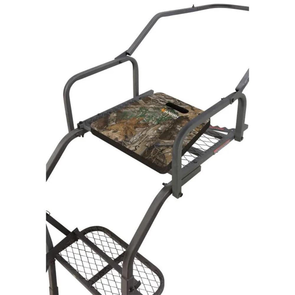 Chattanooga Allen Vanish Foam Cushion Blind Chair in Realtree Edge camo, portable outdoor seat for hunting or outdoor activities