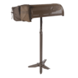 Chattanooga Higdon Mobile Marsh Saddle Seat blind chair with adjustable height, mesh seat, and portable design for outdoor use.