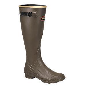 Chattanooga LaCrosse Grange OD green cleated work boots with rugged outsole, durable outdoor footwear in size 9.