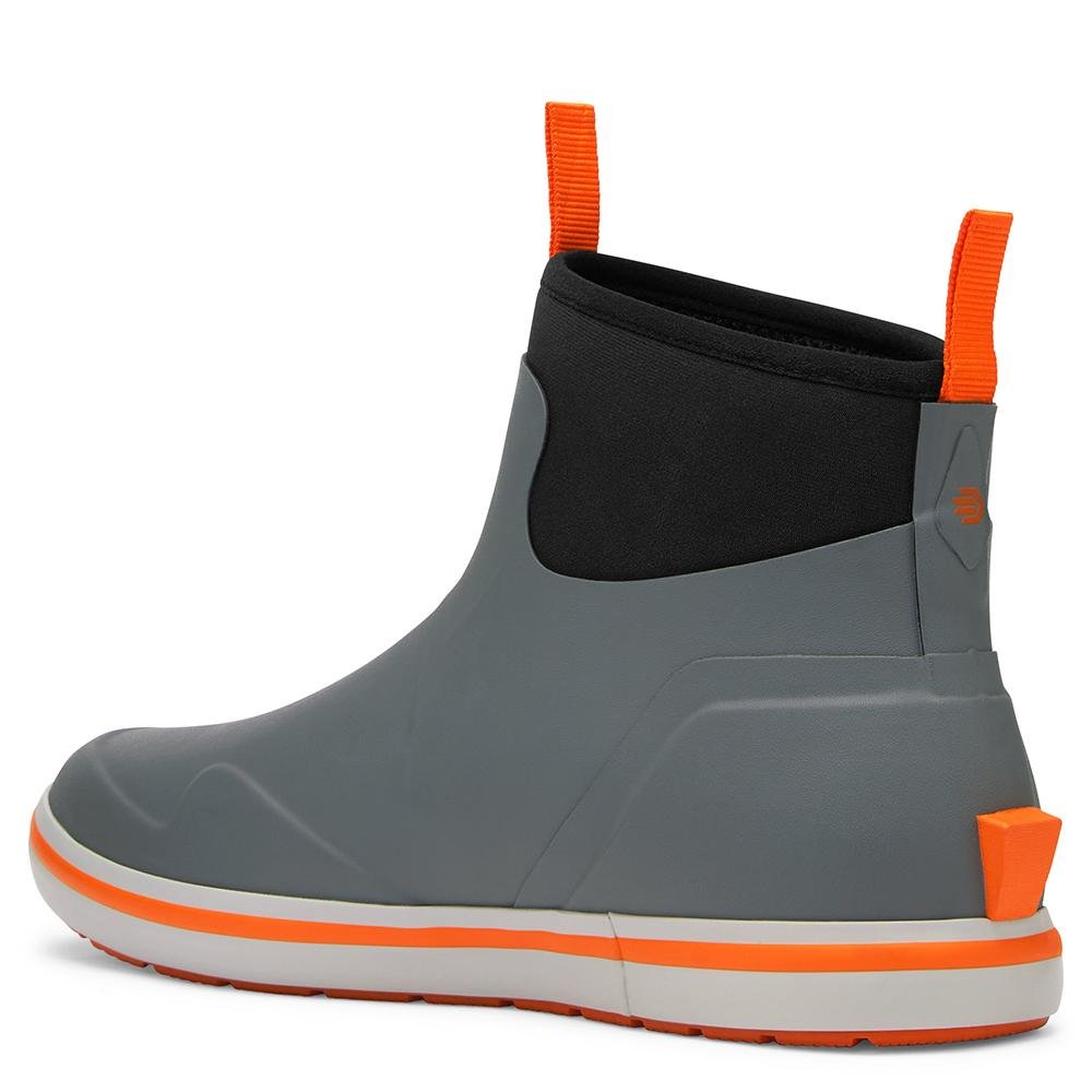 Lacrosse Alpha Deck Boot 6 Inch Gray Orange Comfortable Outdoor Footwear Size 9 - POWER FIT SHOP — Powering Preparedness, Health & Home