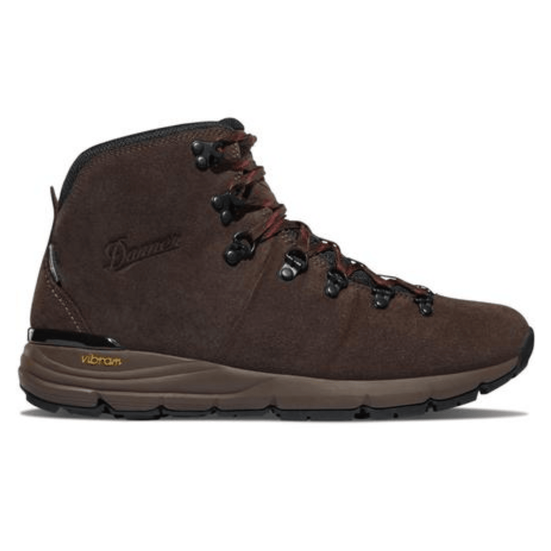 Chattanooga Danner Mountain Hiking Boot 600 in Java Bossa Nova, size 12, featuring rugged leather and hiking sole for outdoor adventures.