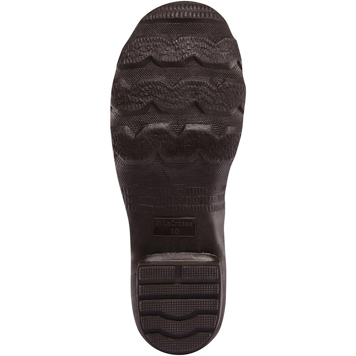 Chattanooga LaCrosse Grange 18 NWTF Mossy Oak Original Bottomland hunting boots, size 8, featuring camouflage pattern and rugged design.