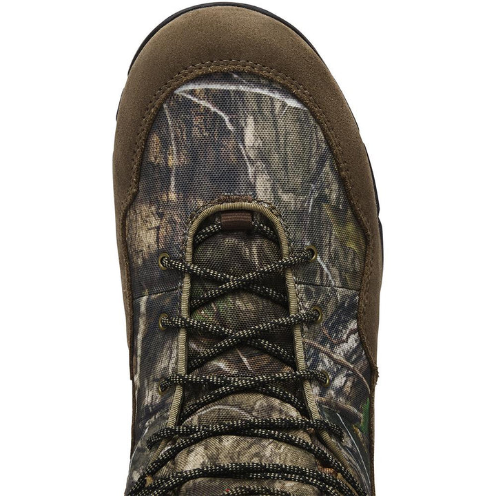 Chattanooga LaCrosse Ridgeback 8-inch Mossy Oak Country DNA hunting boots with 800G insulation, size 8, outdoors setting