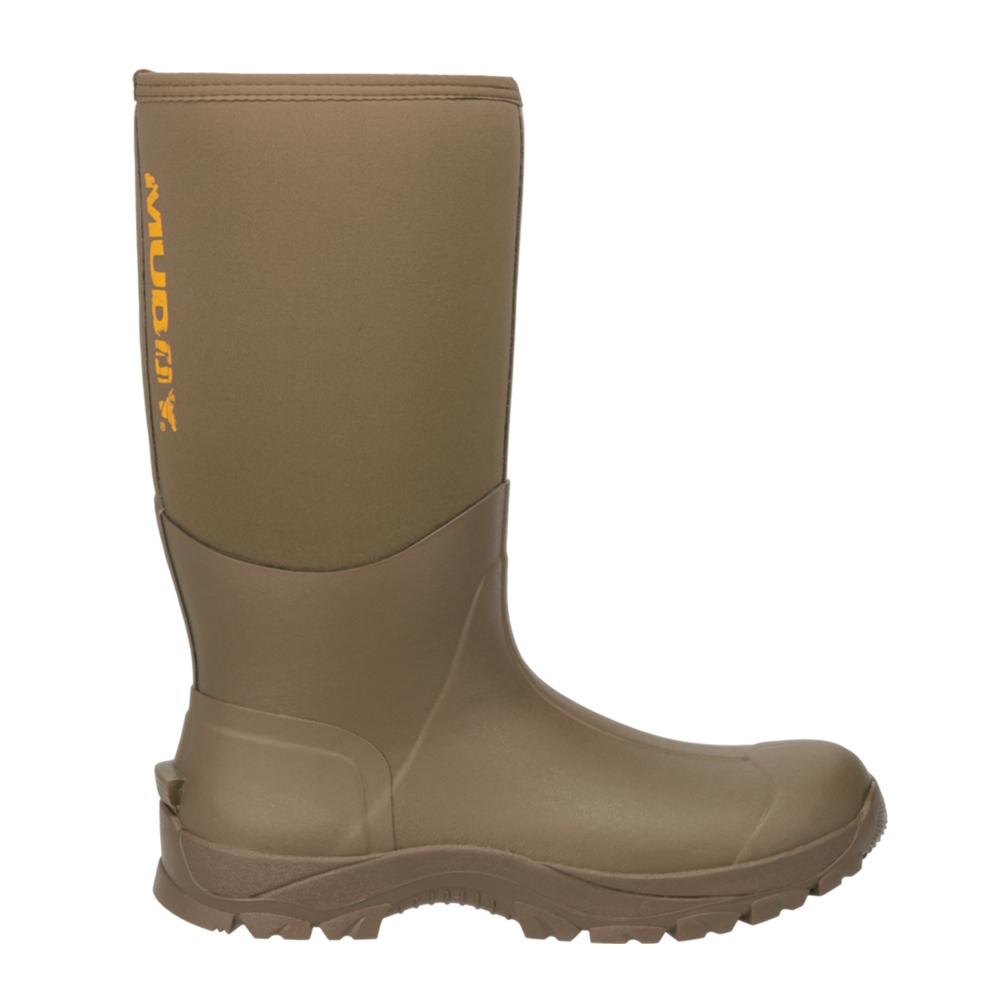 Chattanooga Muddy MTX 17-inch non-insulated outdoor boots in clay color, size 7D, durable waterproof footwear for outdoor work.