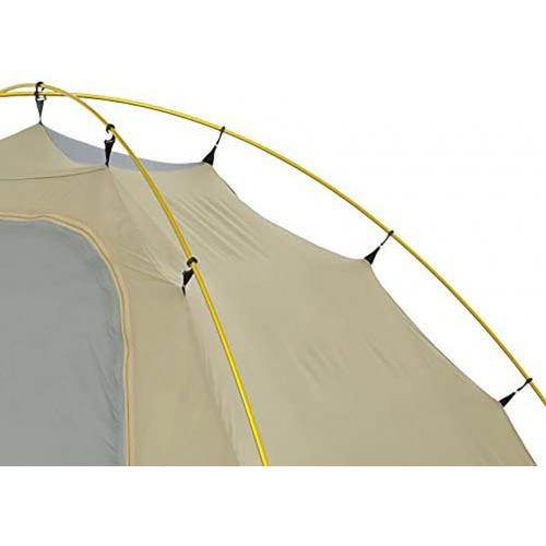 Chattanooga Alps Mountaineering Taurus OF 3-person lightweight durable outdoor camping tent set up on a campground