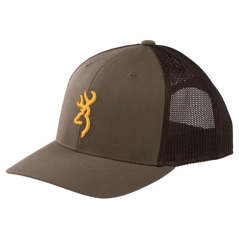 Chattanooga Browning Pahvant Pro Cap in major brown ripstop mesh with adjustable Flexfit and snap closure.