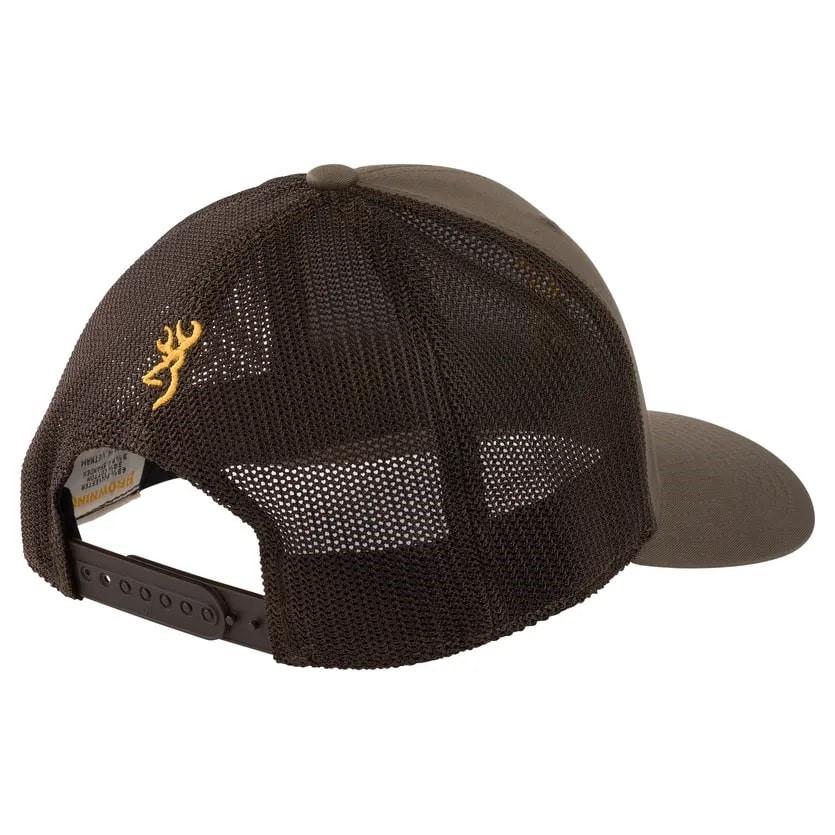 Chattanooga Browning Pahvant Pro Cap in Major Brown with ripstop mesh, adjustable Flexfit snap closure, and curved brim.