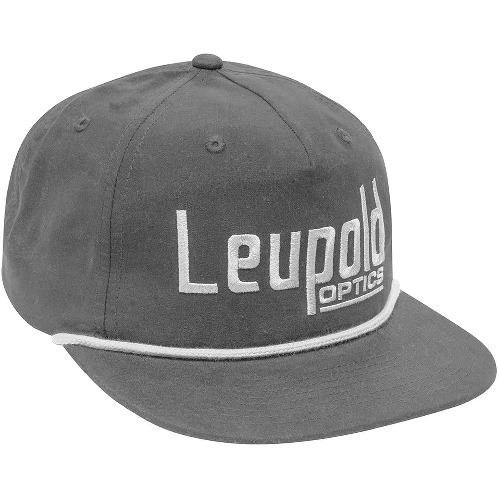 Chattanooga Leupold Retro Roper hat in grey, durable breathable cotton and nylon snapback cap with a classic style.