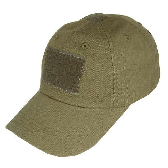 TacShield Contractor Cap Coyote Cotton Twill Adjustable Six Panel Comfortable - POWER FIT SHOP — Powering Preparedness, Health &amp; Home