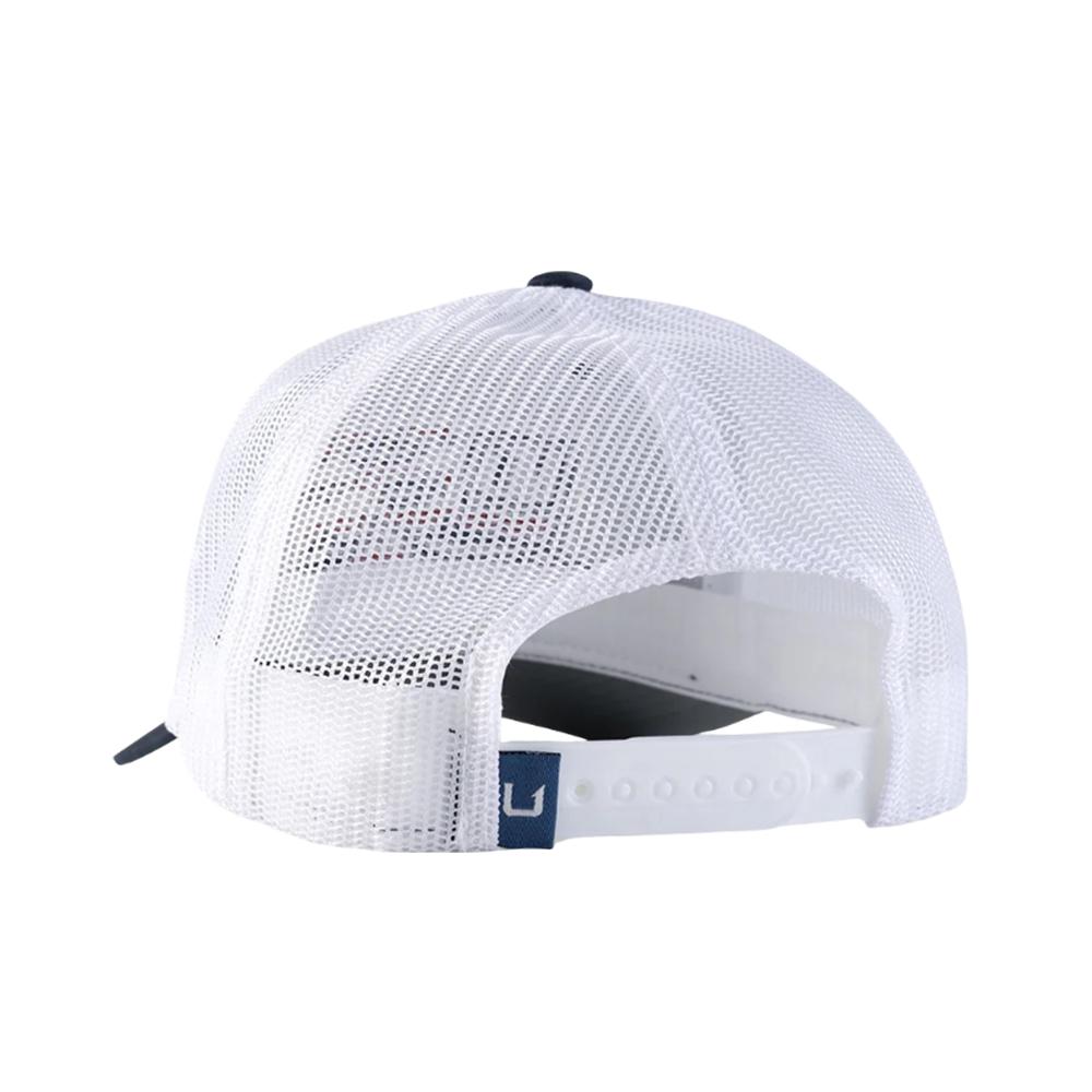 Huk Trophy Flag Trucker Hat Naval Academy Adjustable Mesh One Size Fits Most - POWER FIT SHOP — Powering Preparedness, Health & Home