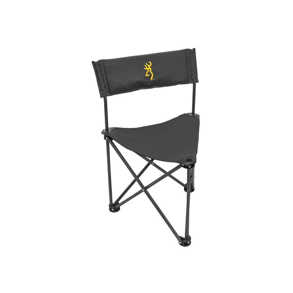 Browning Dakota Camping Chair Charcoal Portable Comfortable Outdoor Seat - POWER FIT SHOP — Powering Preparedness, Health & Home