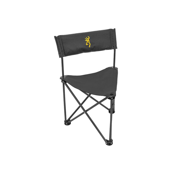 Browning Dakota Camping Chair Charcoal Portable Comfortable Outdoor Seat - POWER FIT SHOP — Powering Preparedness, Health &amp; Home