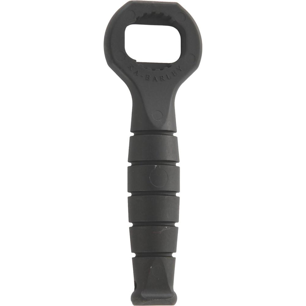 Chattanooga Ka Barley Bottle Opener with black durable handle and easy grip design, ideal for opening beverage bottles.